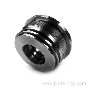 CNC Machined Iron Hydraulic Cylinder Threaded Retainer